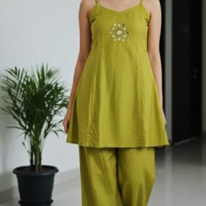 Spaghetti Co-ord Set (Parrot)