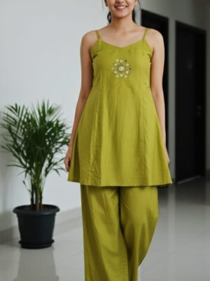 Spaghetti Co-ord Set (Parrot)